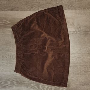 Brown Corduroy Skirt